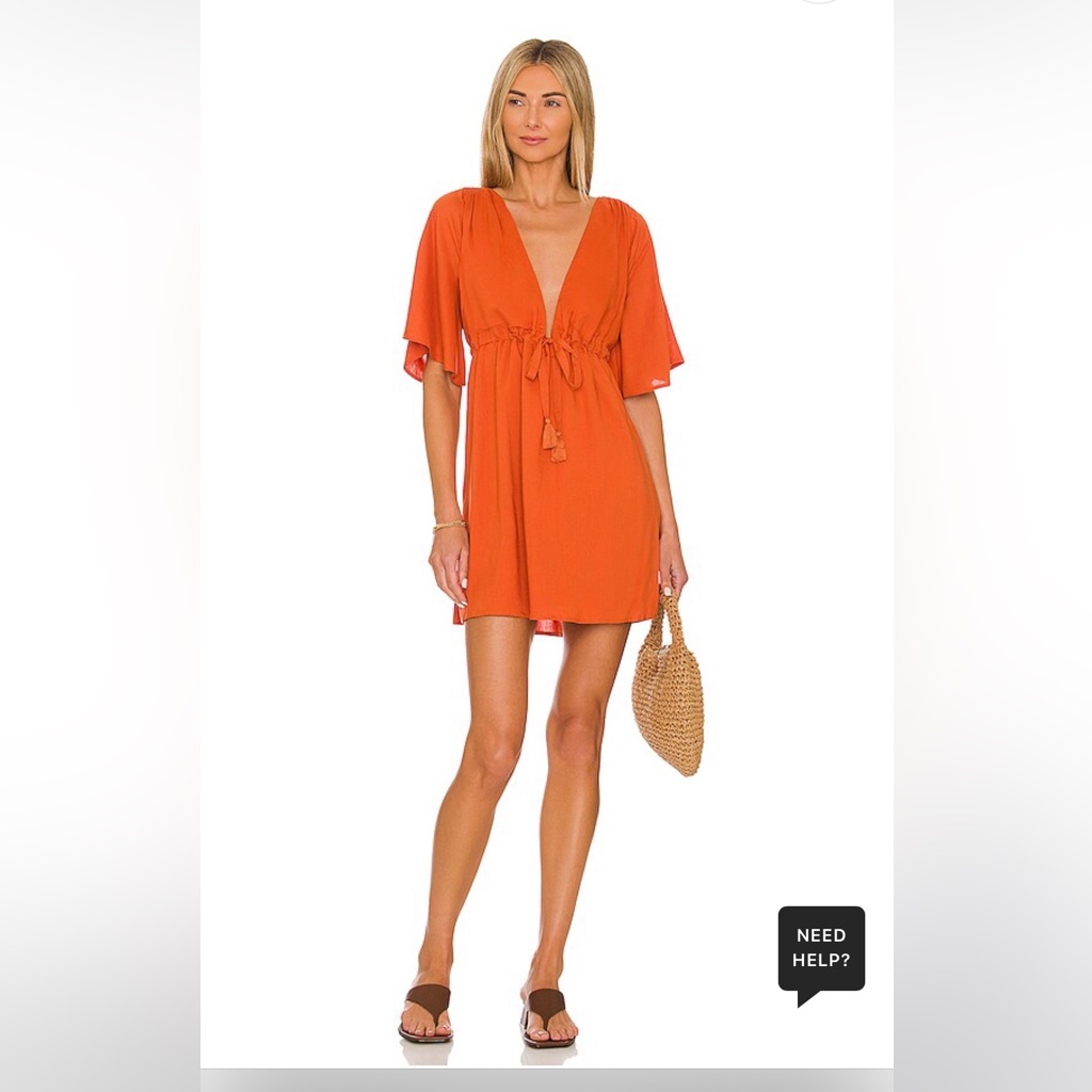 House Of Harlow X Revolve Rouvella Mini Dress In Rust